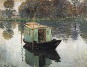 Claude Monet The Studio Boat oil on canvas